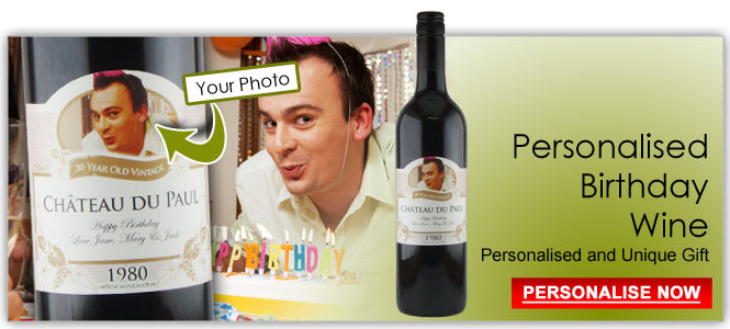 30th Birthday Present Wine