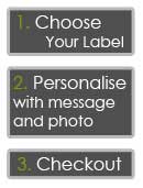 Instructions for personalising your wine