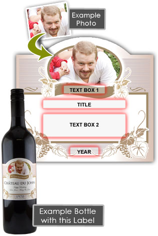 40th Birthday Present Personalised Birthday Gift Wine