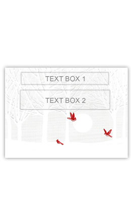 Silhouette Personalized Christmas Wine Label