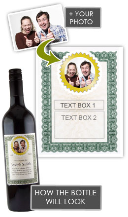 21st Birthday Gift Personalized Birthday Wine - Click Image to Close