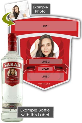 Personalized Vodka Label - Click Image to Close